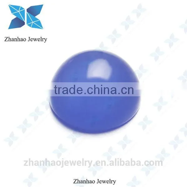 smooth face crystal glass stone cabochon