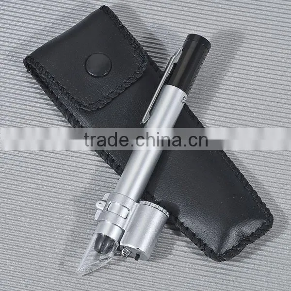50X Lighted Mini Pen Magnifier with Reading Scale MG10085-5