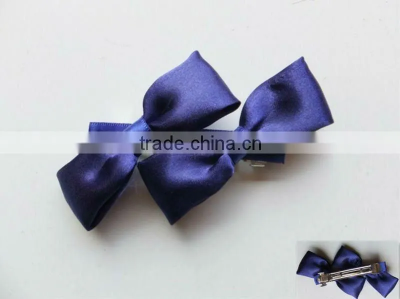 fashion fabric bow hair pin
