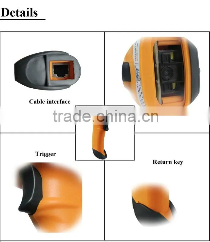 Good Quality Handheld Barcode 2D Scanner 2D Pda Barcode Scanner