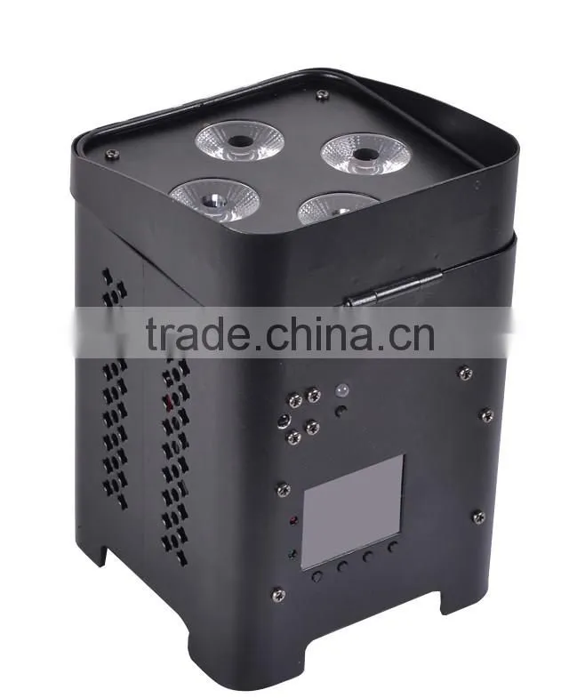 nice price battery par light 4pcs*12w rgbw led