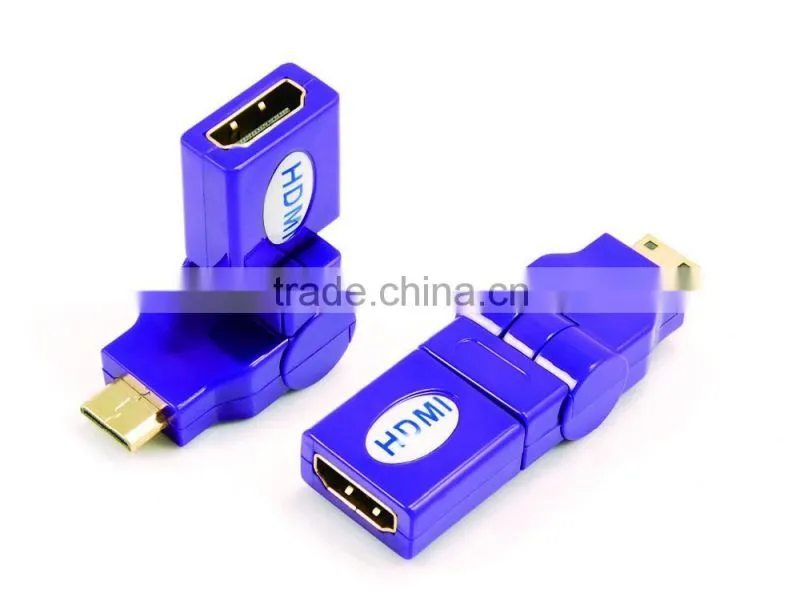 HDMI female to MINI male adapter rotating 270 degree