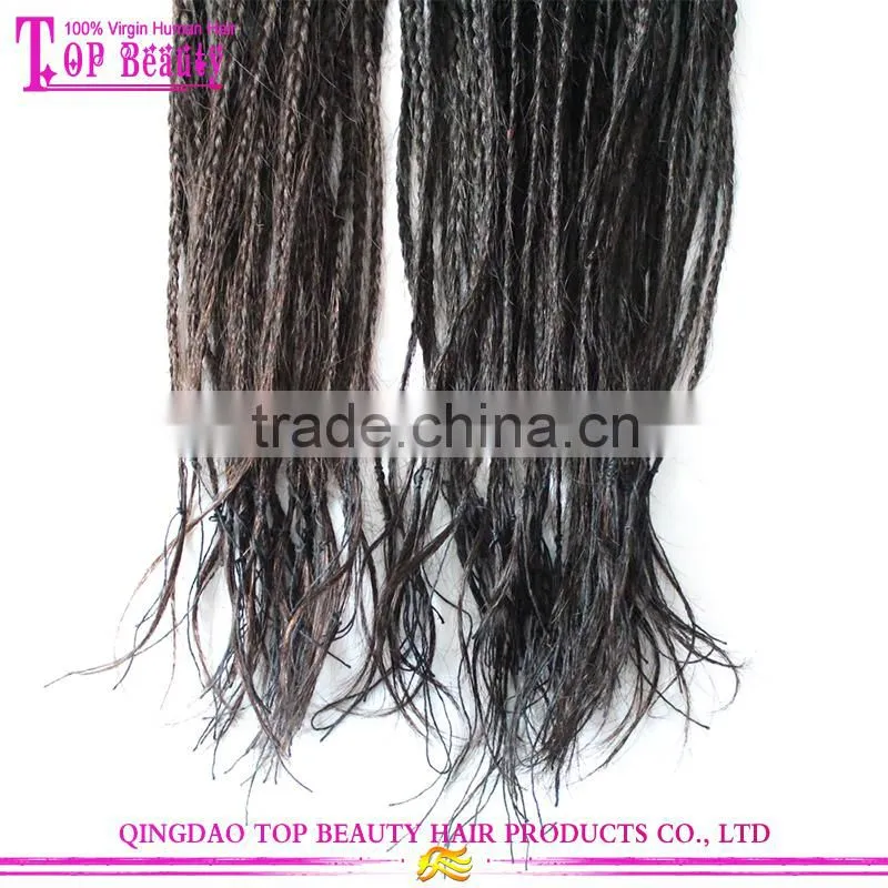 Factory price brazilian remy kinky braiding micro loop hair extension hair
