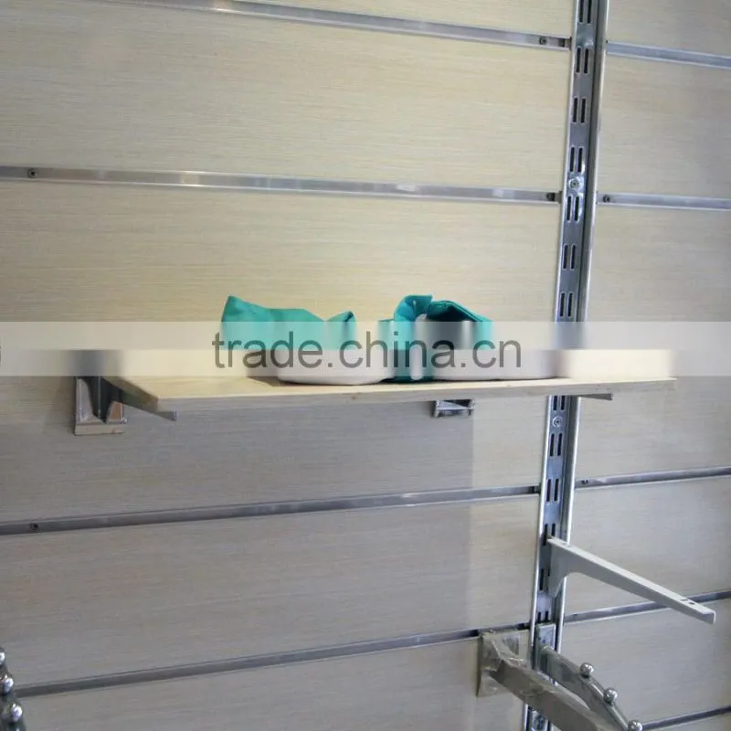 Chrome Iron metal hanging display shelf bracket