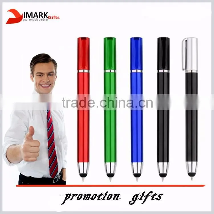 click-action touch ballpoint pen glitter grip part stylus pen