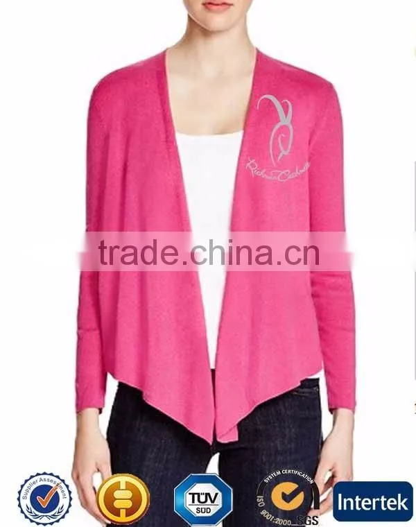 Pure Cashmere Cardigan Custom Design Cashmere Cardigan