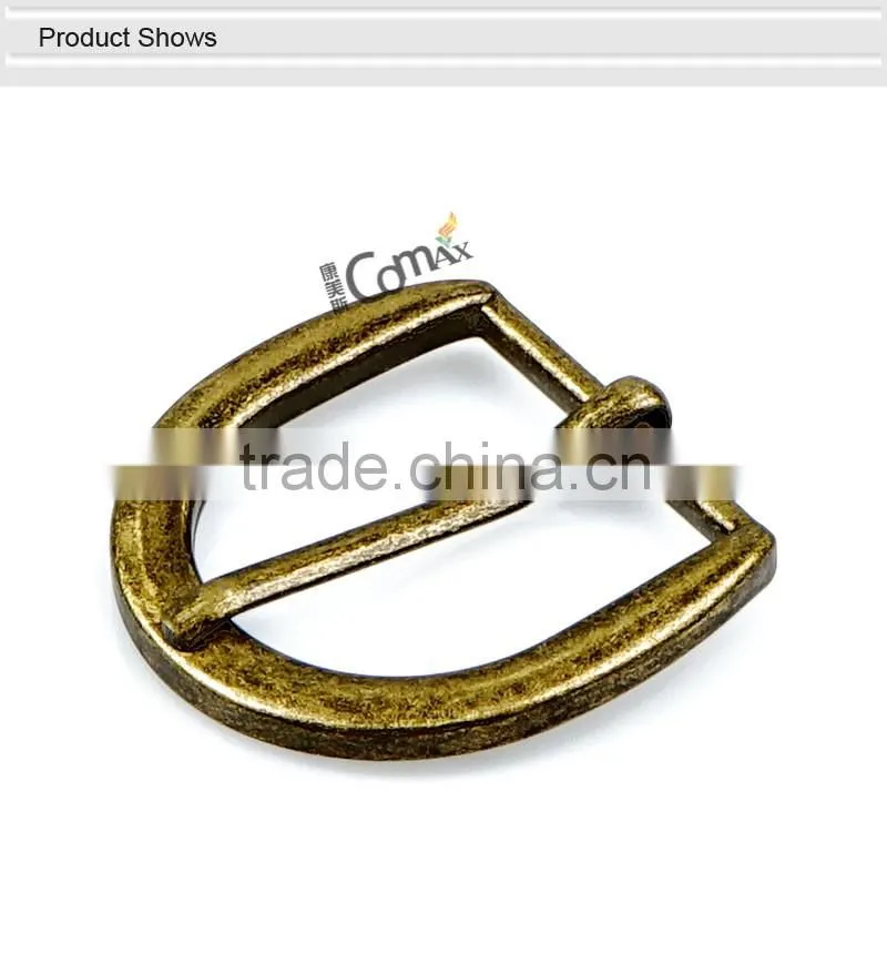 Handbag custom metal pin anti brass belt buckle