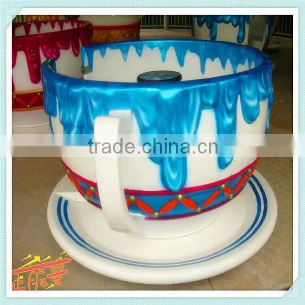 Luxury rotating coffee cup ride manufacture coffee cup ride for family