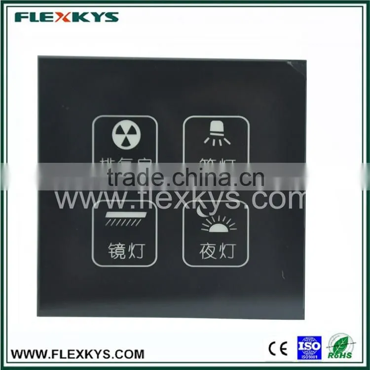 New high end capacitive touch screen switches for hotel room