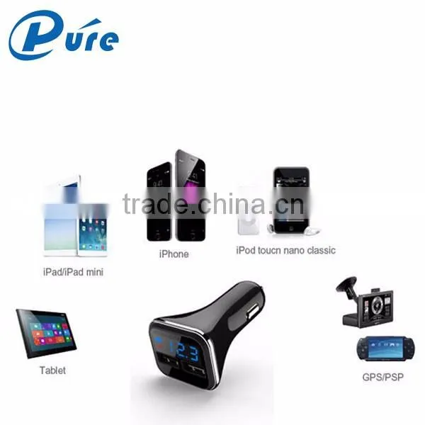 Universal Double Speed Fast Charge Output DC 5V 4.8A USB Charger Portable Dual Port Micro Car Charger