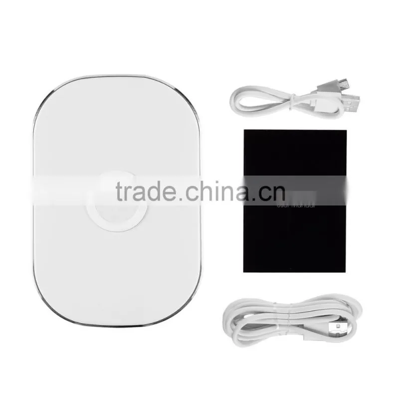 black and white classic thinnest 3 coils built-in wireless chargers for mobile phones