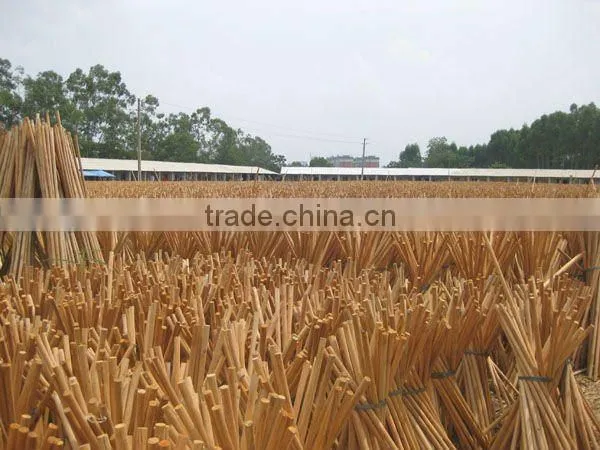 Metal wooden broom handles