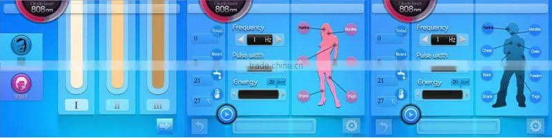 Portable home use diode laser hair removal