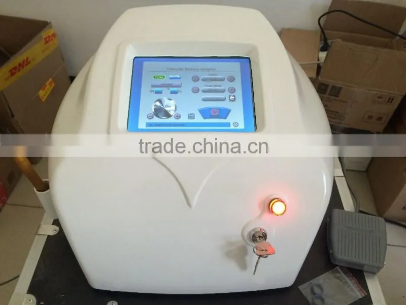 Adjustable 1mm ,2mm ,3mm diameter 980nm Diode Laser Blood Vascular Removal And Spider Vein Treatment Machine