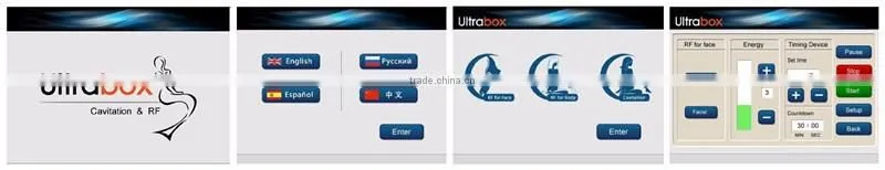 Beijing Sincoheren SUS-D Ultrabox 6 in 1 ultrasonic cavitation rf slimming machine