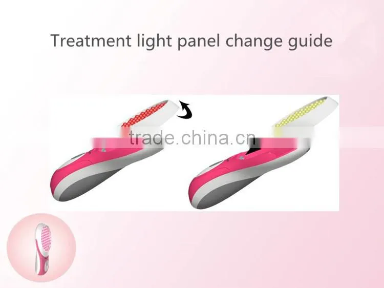 Amber yellow light PDT LED therapy device for whitening face skin rejuvenation home use