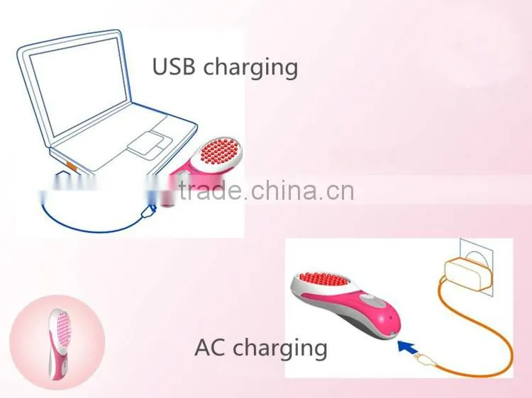 Amber yellow light PDT LED therapy device for whitening face skin rejuvenation home use