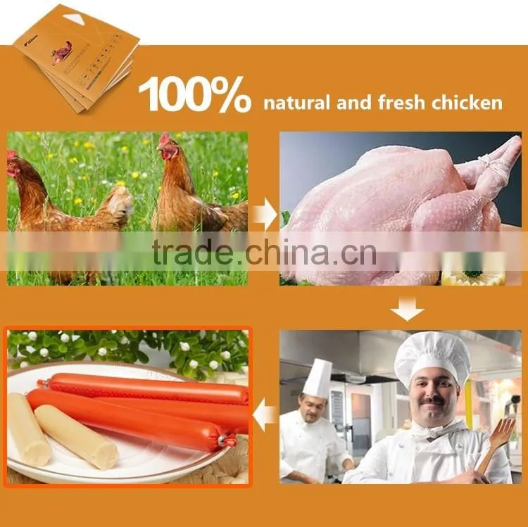 Pet food pet sausage with chicken