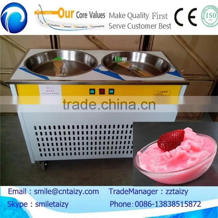 thailand fry ice cream machine/roll fry ice cream machine/fry ice cream machine
