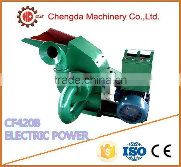 CE application wood crusher machinery, wood hammer crusher, mini hammer mill for wood