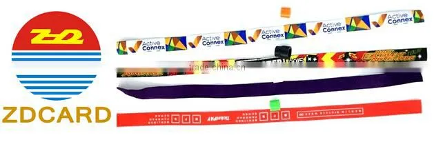 custom disposable rfid wristbands for events