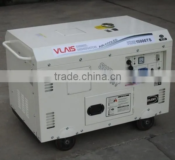 Hot Sale!! Silent Type 15Kva Diesel Generator,Vlasi Diesel KDE15000T, Factory Direct Supply