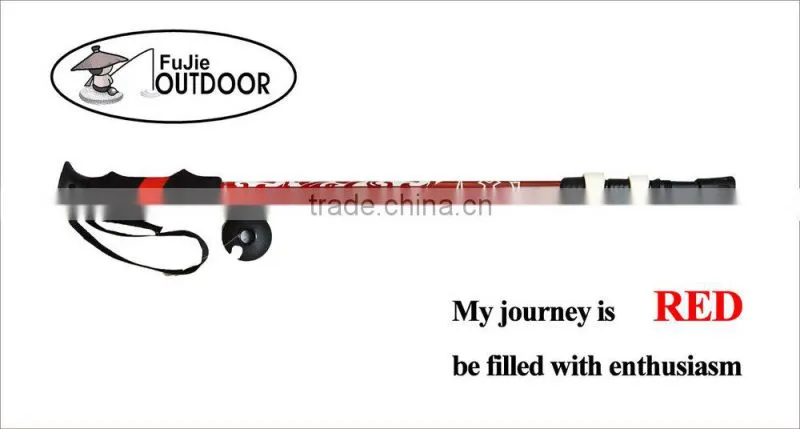 Lightweight EVA Handle Aluminum External Lock Trekking Pole