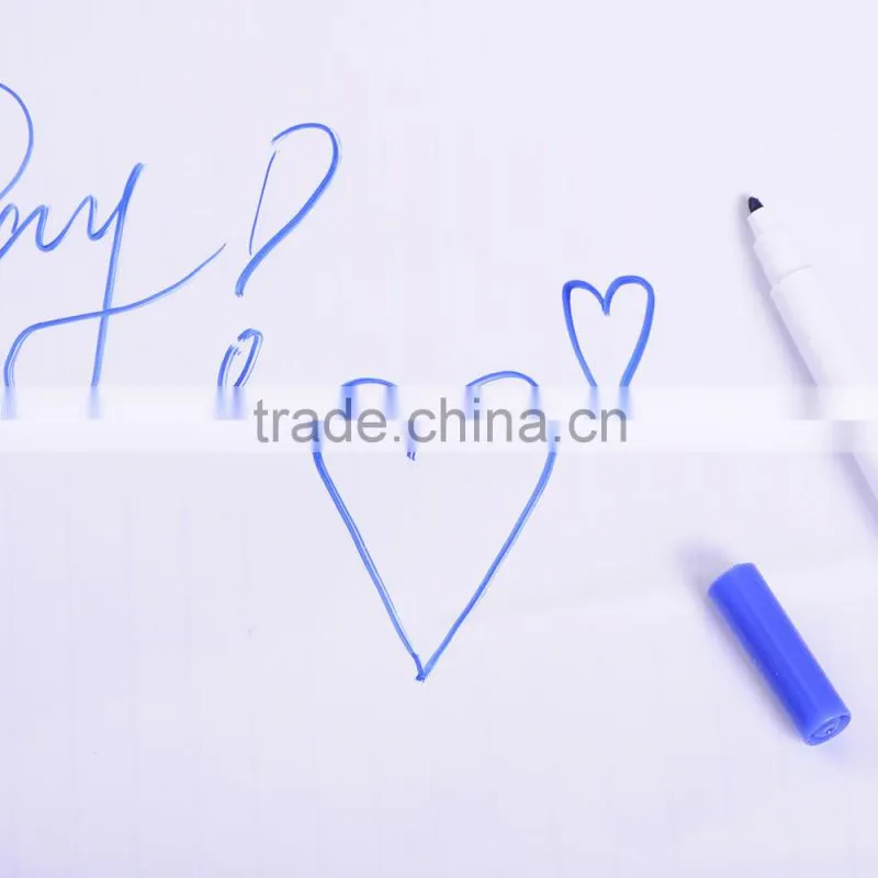 2017 Newest 45x200cm Whiteboard Wall Sticker Removable Vinyl Sticker Decal with One Free Pen