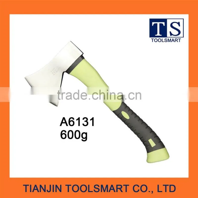 kitchen hatchet with wooden handle