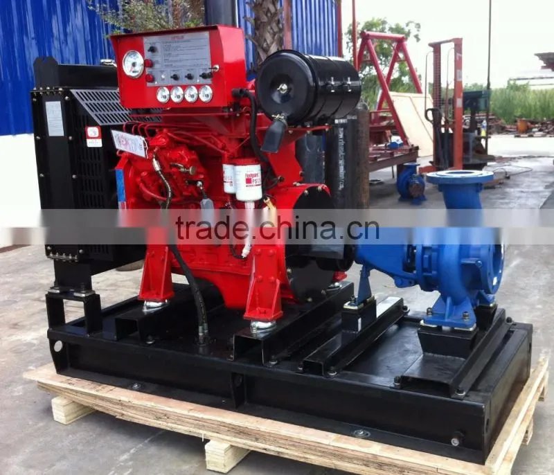 high flow rate end suction diesel engine driven pumps