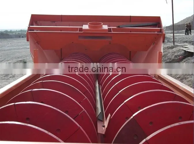 Large capacity Double Spiral Sand Washer/Double Screw Sand Washer For Seasand/Riversand