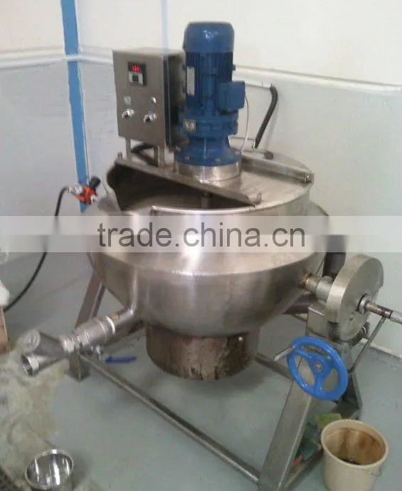 200L jacketed kettle steam heating jacketed kettle