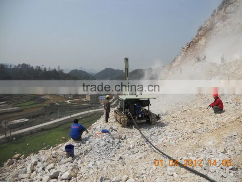 40m depth construction blast dth drilling rig on sale