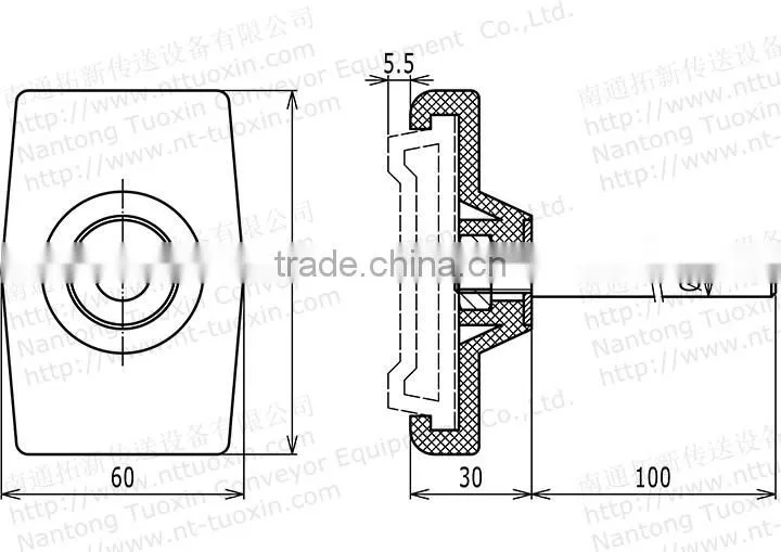 TX-191 Wide Guide Connecting Clamps