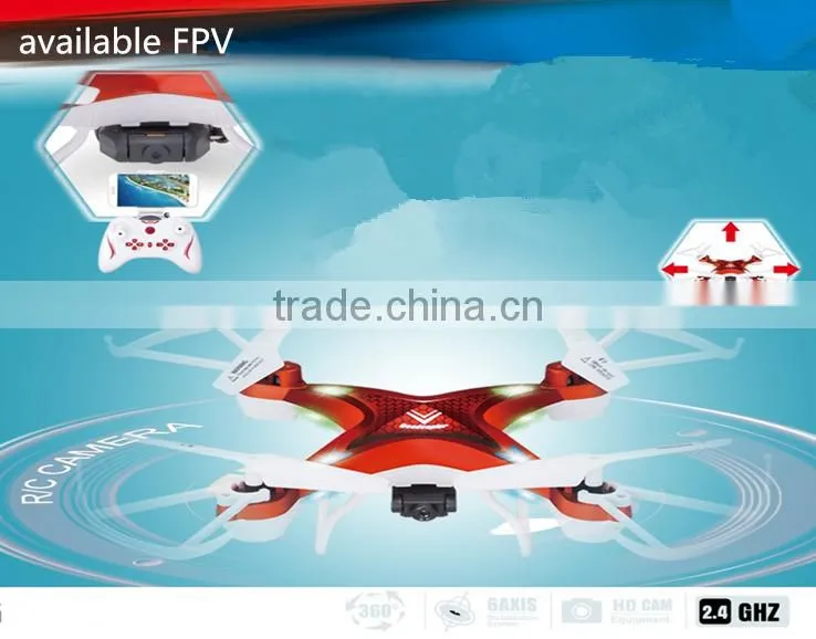 radio control drone headless mode/FPV video WIFI aircraft toys gifts/6 Axis Gyro RC Propel Quadcopter for boys