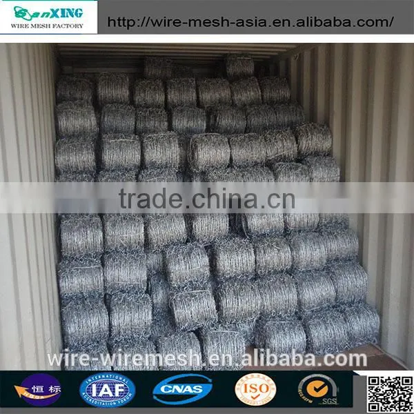 anping export 2 strand barbed wire hot dipped galvanized barb wire
