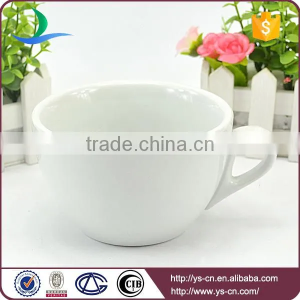 Manufacturer Supplier porcelain cup saucer white for wholesales