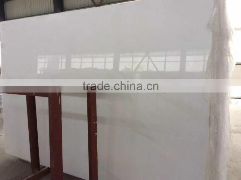 Natural crystal pure white marble tiles on promotion