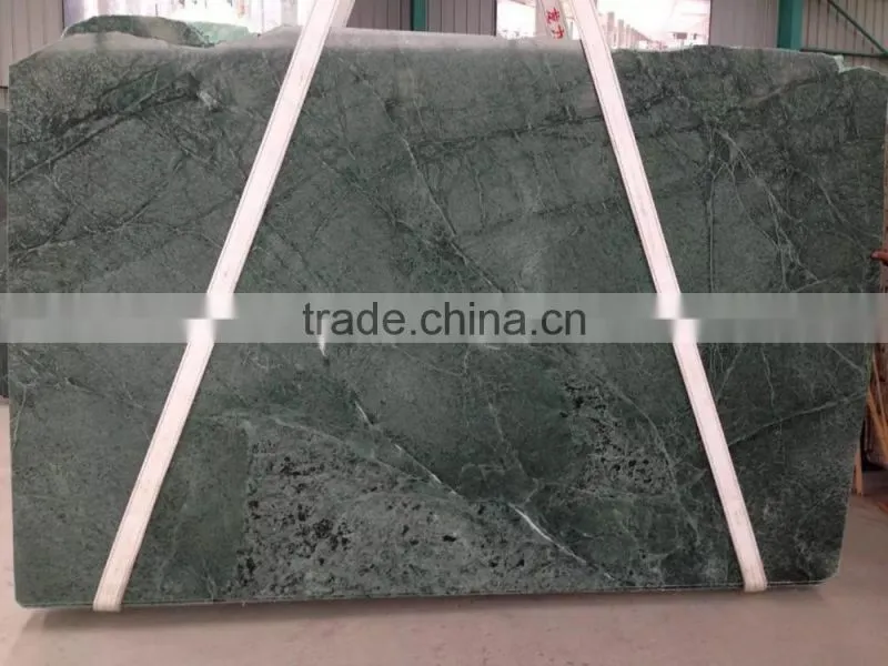 green marble table top