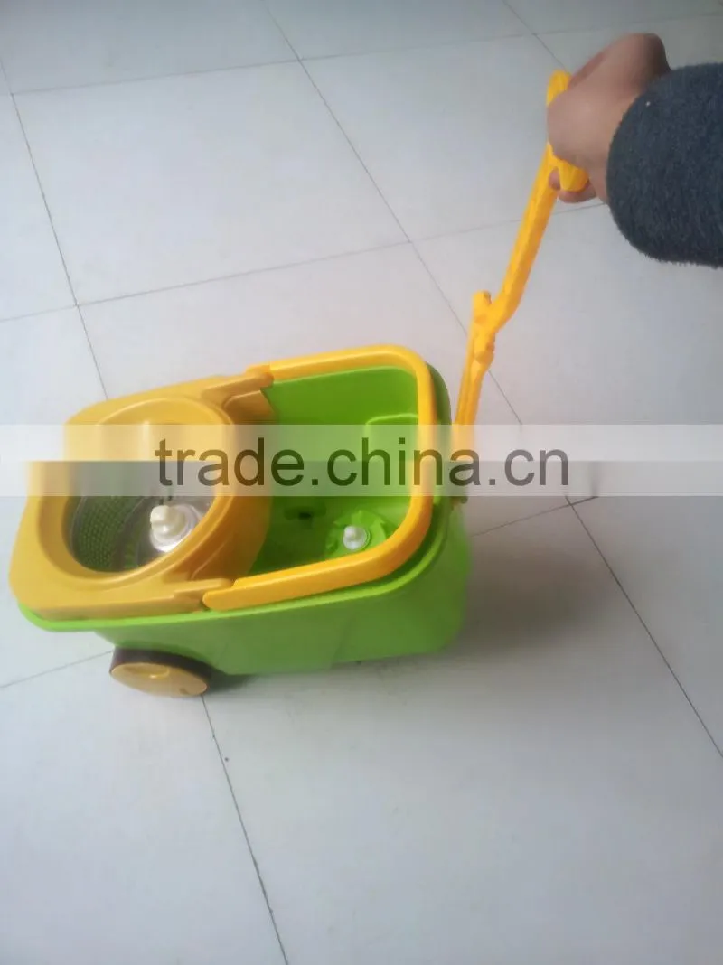 Vivinature Stainless Steel Deluxe Rolling Spin Mop