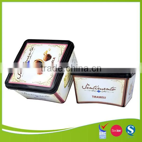 2015 Best Selling Pp Material Ice-Cream Tub