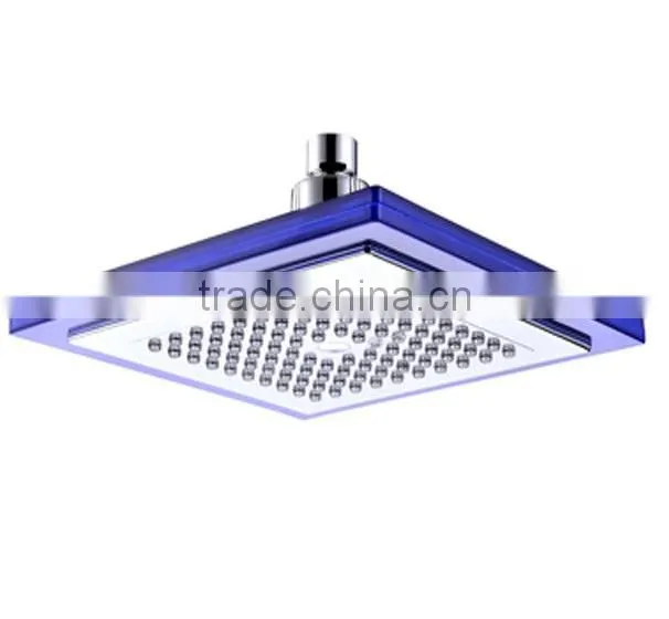 New 2017 Temperature Sense Automatic Color Changing LED Shower Head, LED Ceiling Electric Shower Head For Wholesale