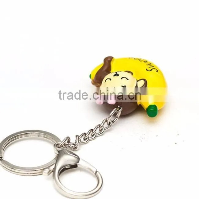 Monkey /banana custom made keychains