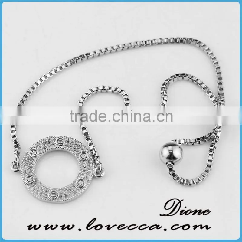 Gift For Her Small CZ Bracelet Tiny Diamond Micro pave Bracelet
