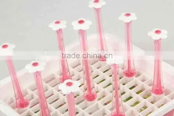 Square shaped plastic cup holder