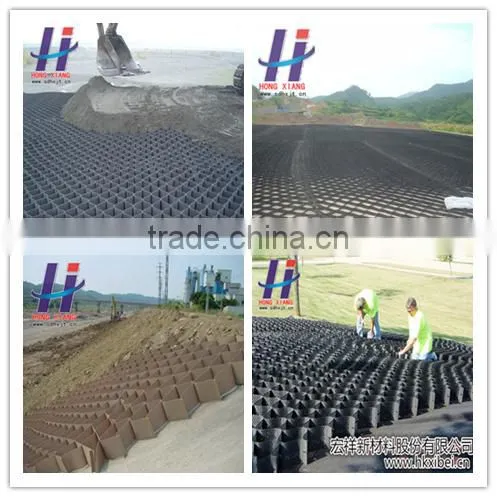 Hot sale Geocell for Unpaved Highway Shoulder road constructions HDPE geocell