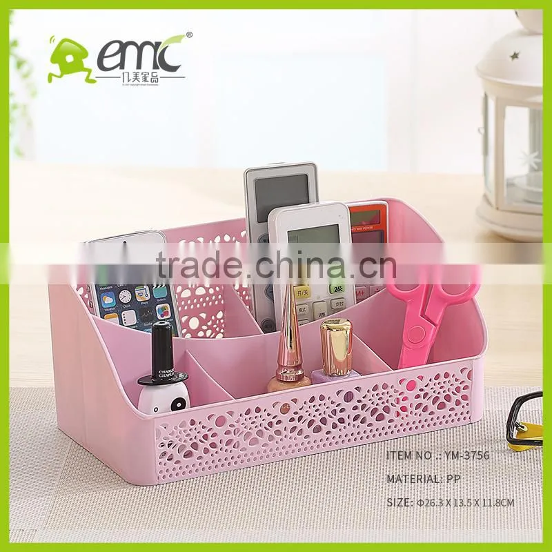 emc Plastic makeup box with dividers, plastic makeup cases with dividers