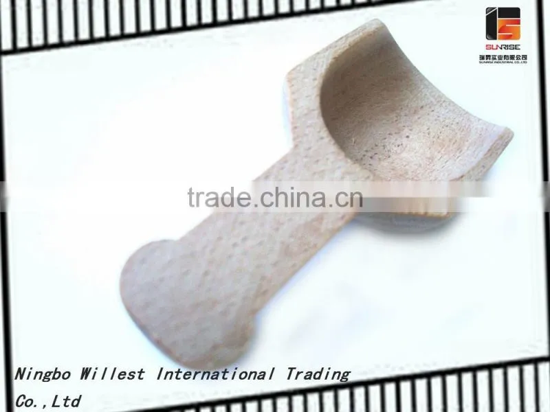 natural wood mini spoon for coffee bean, tea,salt