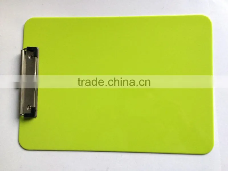A4 PS green office clipboard,
