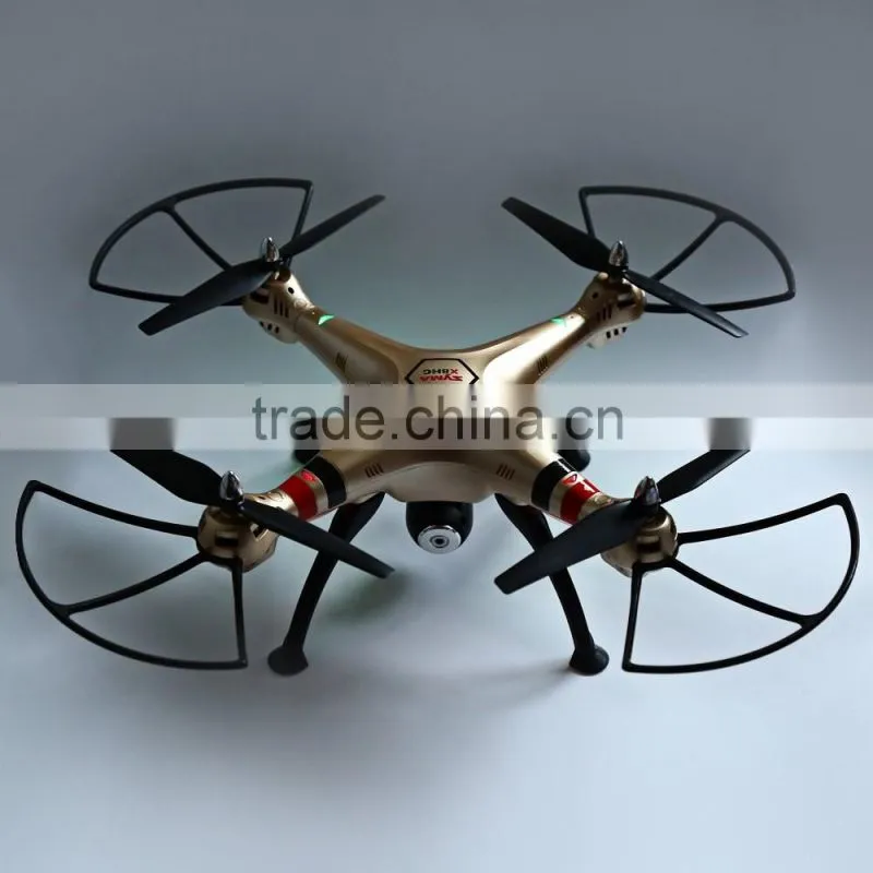 2.4Ghz Locking-High with Camera HD 2MP Radio Control Quadcopter 2016 New Drone Syma X8HC